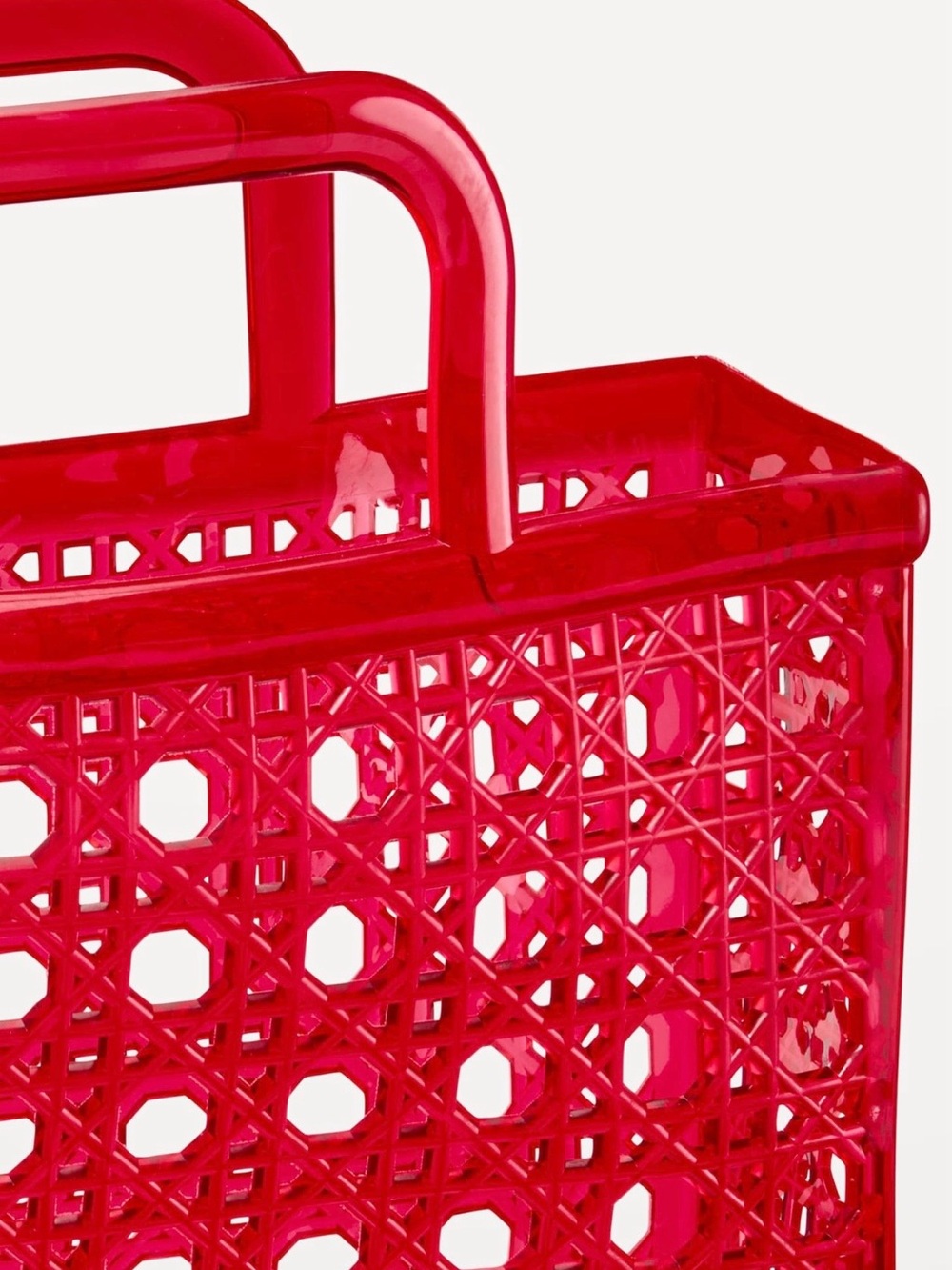 Red Jelly-Style Tote Bag - Picture 2 of 2